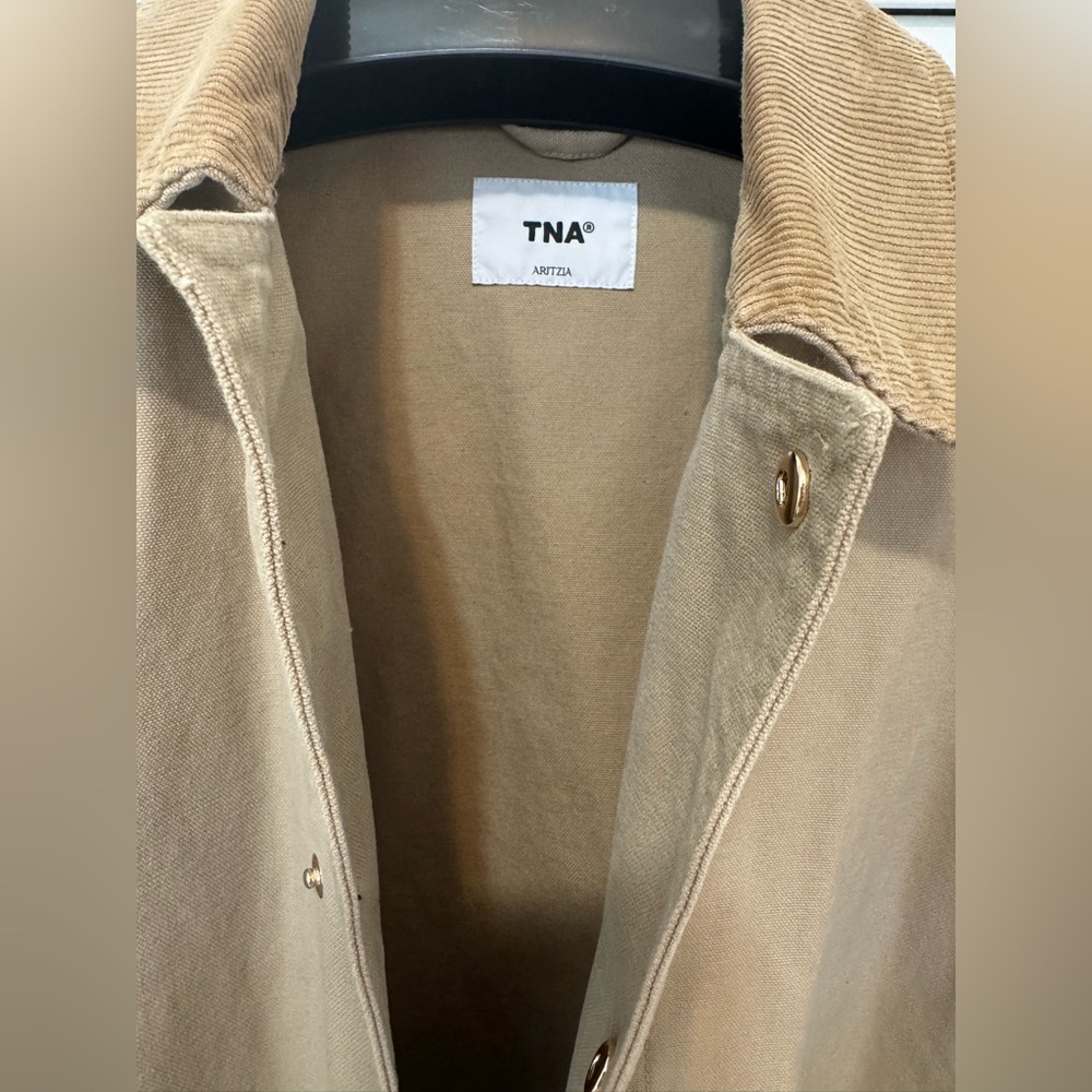 Aritzia, TNA, Edison Chore Jacket, Tan Khaki, XS - Picture 4 of 5